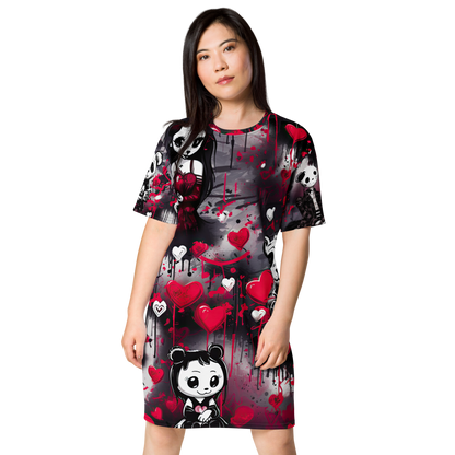 LOVE PANDA (BIG PRINT) by xDx - LOUNGE DRESS